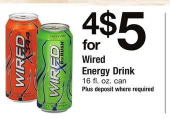 ACME Wired energy drink offer
