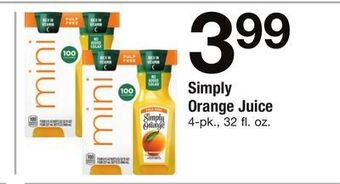 ACME Simply orange juice offer