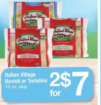 ACME Italian village ravioli or tortellini offer