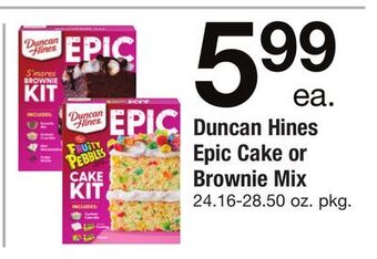 ACME Duncan hines epic cake or brownie mix offer