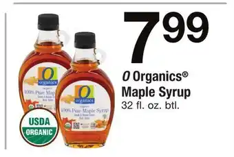ACME O organics® maple syrup offer