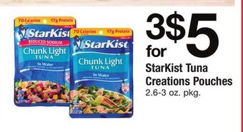 ACME Starkist tuna creations pouches offer