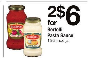 ACME Bertolli pasta sauce offer