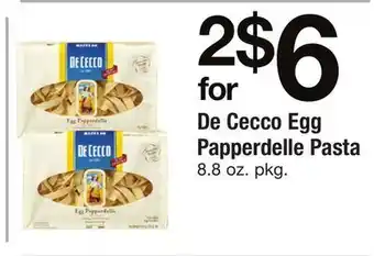 ACME De cecco egg papperdelle pasta offer