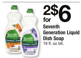 ACME Seventh generation liquid dish soap offer
