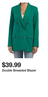 TJ Maxx Double breasted blazer offer