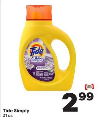 Weis Markets Tide simply offer