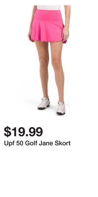 TJ Maxx Upf 50 golf jane skort offer