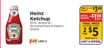 ShopRite Ketchup offer