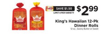 ShopRite 12-pk dinner rolls offer