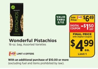 ShopRite Pistachios offer