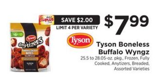 ShopRite Boneless buffalo wyngz offer