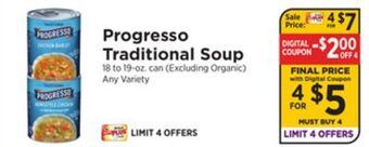 ShopRite Traditional soup offer