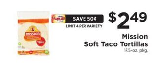 ShopRite Soft taco tortillas offer