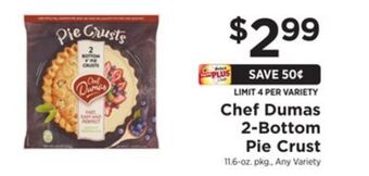 ShopRite 2-bottom pie crust offer