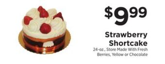 ShopRite Strawberry shortcake offer