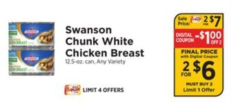 ShopRite Chunk white chicken breast offer