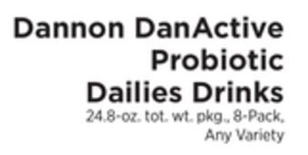 ShopRite Danactive probiotic dailies drinks offer