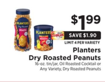 ShopRite Dry roasted peanuts offer