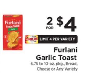 ShopRite Garlic toast offer