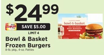 ShopRite Frozen burgers offer