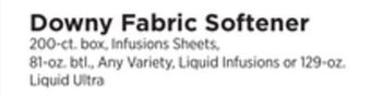 ShopRite Fabric softener offer