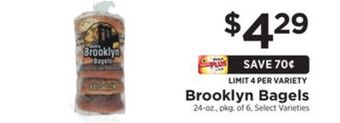 ShopRite Bagels offer