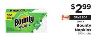 ShopRite Napkins offer
