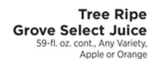 ShopRite Grove select juice offer
