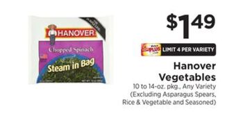 ShopRite Vegetables offer