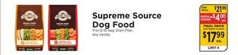 ShopRite Dog food offer