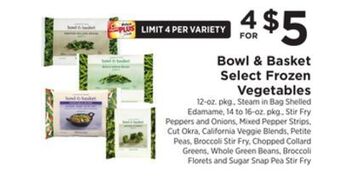 ShopRite Select frozen vegetables offer