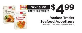 ShopRite Seafood appetizers offer
