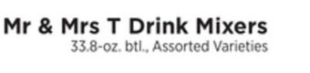 ShopRite Drink mixers offer