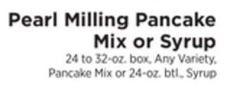ShopRite Pancake mix or syrup offer