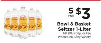 ShopRite Seltzer 1-liter offer