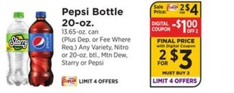 ShopRite Bottle 20-oz. offer