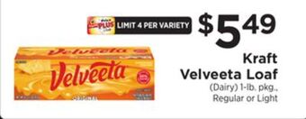 ShopRite Velveeta loaf offer