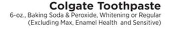 ShopRite Toothpaste offer