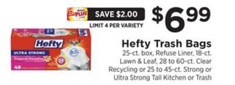 ShopRite Trash bags offer