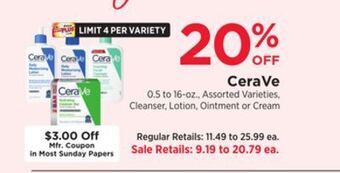 ShopRite Cerave offer