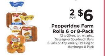 ShopRite Rolls 6 or 8-pack offer