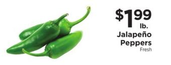 ShopRite Jalapeño peppers offer