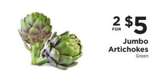 ShopRite Jumbo artichokes offer