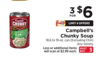 ShopRite Chunky soup offer