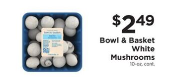 ShopRite White mushrooms offer