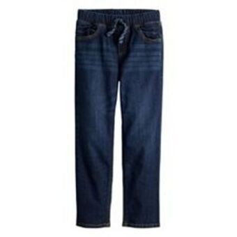 Kohl's Boys 4-12 jumping beans® pull-on denim pants in regular, slim & husky offer