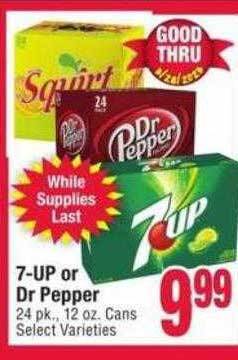 Jewel-Osco 7-up or dr pepper offer