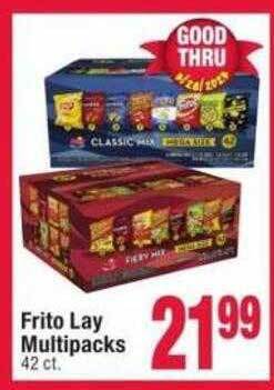 Jewel-Osco Frito lay multipacks offer