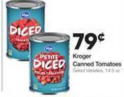 Ruler Foods Kroger canned tomatoes offer